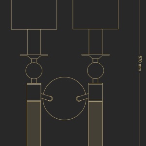 Aplica eleganta design clasic Ruta 78320 universul-luminii.ro