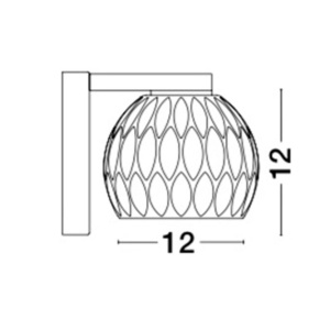 Aplica eleganta design modern LED Lara - Img 2