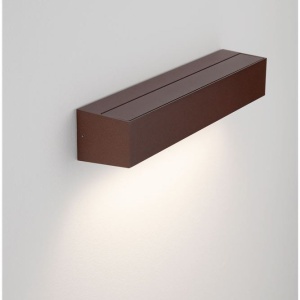 Aplica exterior corten liniara 38cm IP65 LED CCT PRISMATIC - Img 3