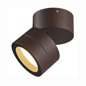 Aplica exterior cu spot GX53 directionabil IP65 SALER corten