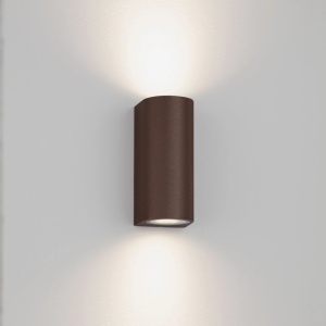 Aplica exterior iluminat sus si jos IP65 BROM corten - Img 7