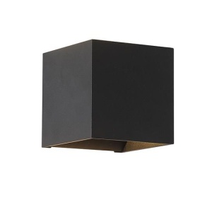 Aplica iluminat ambiental metal negru Newton Square