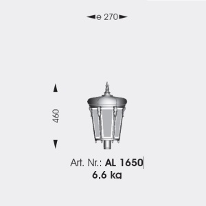 Aplica iluminat exterior din fier forjat, WL 3615 62910 universul-luminii.ro
