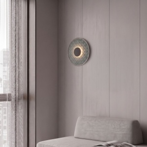 Aplica LED acustica SONA gri/negru
