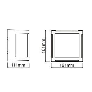 Aplica LED CCT iluminat exterior IP65 CREEK, corten MA-8865 171650 universul-luminii.ro