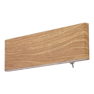 Aplica LED cu iluminat ambiental sus/jos SIEGFRIED aspect lemn 8W 105720 universul-luminii.ro