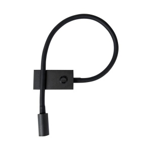 Aplica LED cu spot directionabil design minimalist Geneva neagra NVL-8126582