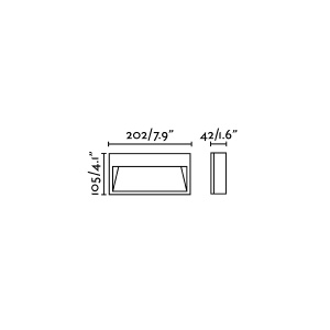 Aplica LED de exterior IP44 iluminat ambiental PATH alba 65520 universul-luminii.ro