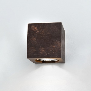Aplica LED de perete design ambiental Cube antique rustic - Img 5