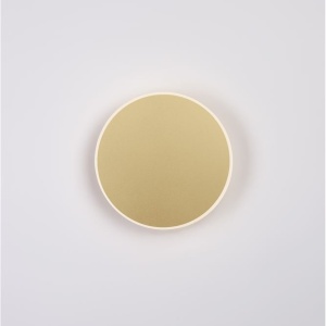 Aplica LED de perete design ambiental CYRCLE 20cm aurie 107160 universul-luminii.ro