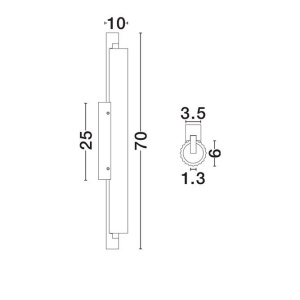 Aplica LED de perete design modern GLOVIA - Img 11