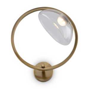Aplica LED de perete design modern Lunare alama 120030 universul-luminii.ro