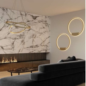 Aplica LED de perete design modern Rim alama 80cm, 3000K 179540 universul-luminii.ro
