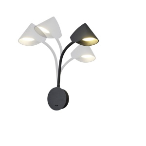 Aplica LED de perete reglabila GOA alba 133820 universul-luminii.ro