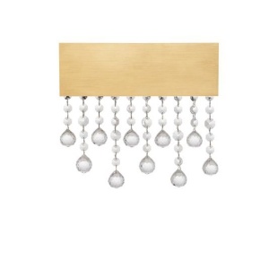 Aplica LED de perete stil elegant CRISTA aurie