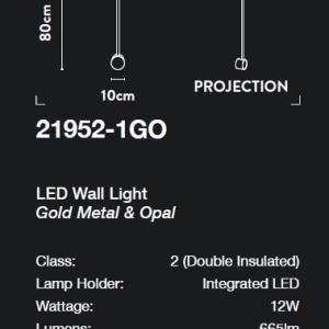 Aplica LED design liniar minimalist Belle - Img 5