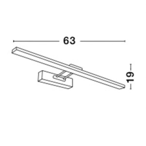 Aplica LED directionabila pentru baie IP44 Rosa 8W NVL-8141291 77370 universul-luminii.ro
