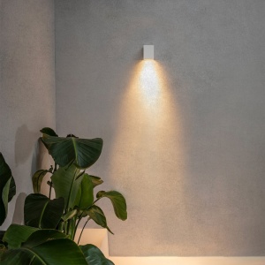 Aplica LED exterior ambiental IP65 KOV 1L White square 6W 2700K