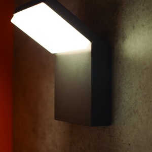 Aplica LED iluminat exterior modern IP65 ALPINE gri inchis 136480 universul-luminii.ro