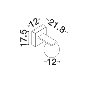 Aplica LED iluminat exterior modern IP65 ORACLE corten 251440 universul-luminii.ro