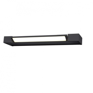 Aplica LED pentru baie directionabila 3000K Dali 60 neagra