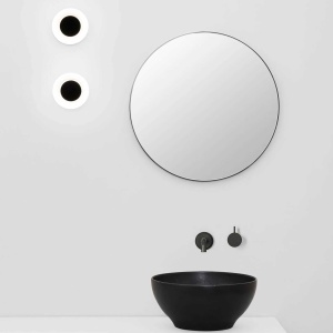 Aplica LED perete/tavan pen negru mattru baie IP44 MOY black 101610 universul-luminii.ro
