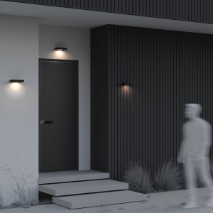 Aplica LED solara cu senzor de miscare pentru exterior IP54 Pir 147320 universul-luminii.ro