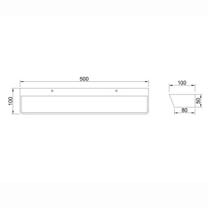 Aplica LED stil ambiental, ALTEA negru MA-8370 247140 universul-luminii.ro
