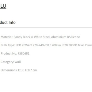 Aplica LED stil ambiental NALU diametru-30cm, 3000K NVL-9580681 247790 universul-luminii.ro