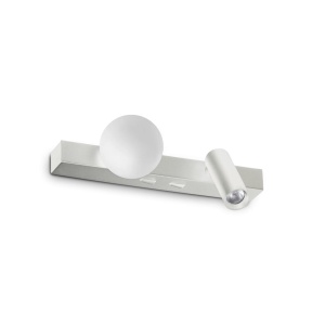 Aplica LED stil minimalist Ping pong ap alba - Img 1