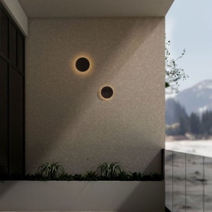 Aplica lumina ambientala pentru fatade IP65 ELLUX negru 13cm - Img 4