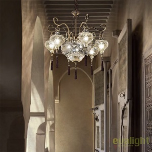 Aplica LUX clasica din alama finisaj antichizat, HAREM AP1 115962 173390 universul-luminii.ro