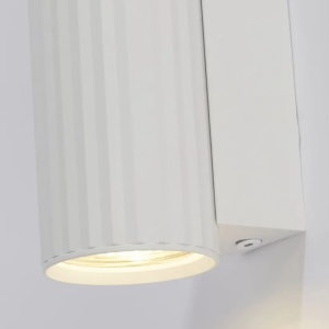 Aplica minimalista din aluminiu canelat Anna Wall 1 alb - Img 2