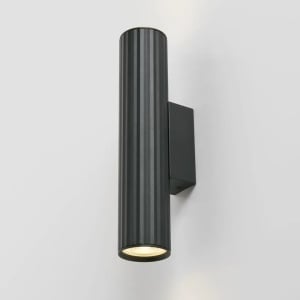 Aplica minimalista din aluminiu canelat Anna Wall 2 negru