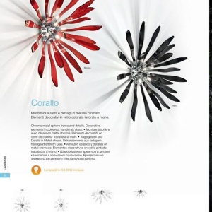 Aplica moderna diametru 36cm CORALLO Ap3 nero 086606 53370 universul-luminii.ro