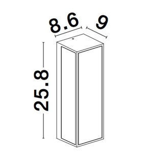 Aplica pentru iluminat exterior IP65 SORREN NVL-9197701 190800 universul-luminii.ro