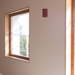 Aplica perete aluminiu striat terracotta, 2xGU10, LUNE square - Img 3