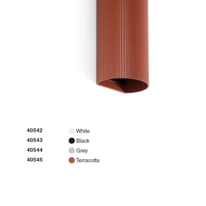 Aplica perete aluminiu striat terracotta, 2xGU10, SOLE round - Img 3