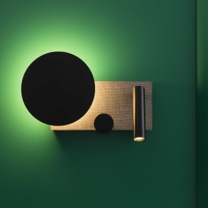 Aplica perete ambientala cu reader LED KLEE stanga 20066 89740 universul-luminii.ro
