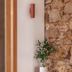 Aplica perete ambientala design modern STAN 2L terracotta 141130 universul-luminii.ro