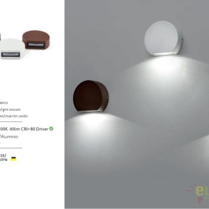 Aplica perete LED de exterior stil modern IP54 PILL gri inchis 70825 58820 universul-luminii.ro