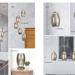 Aplica perete LED design modern Cyclone 97292-1SM SRT 86820 universul-luminii.ro