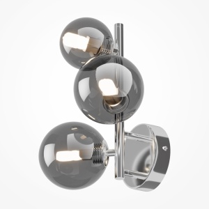 Aplica perete moderna design deosebit Dallas 3 crom 118540 universul-luminii.ro