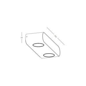 Aplica/Spot LED pentru iluminat exterior decorativ IP54 Scout 154320 universul-luminii.ro