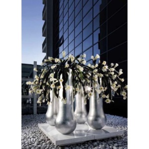 Aranjament floral inalt, design LUX DUBAI, argintiu 205cm 1141187.98 - Img 2