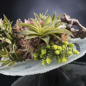 Aranjament floral mediu design LUX EXOTIC MARBLE - Img 2