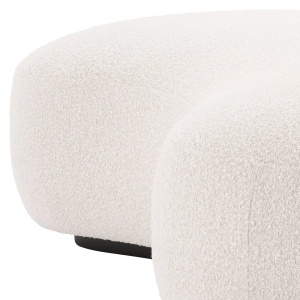 Bancheta design modern LUX Bjorn, boucle crem 115574 HZ - Img 6