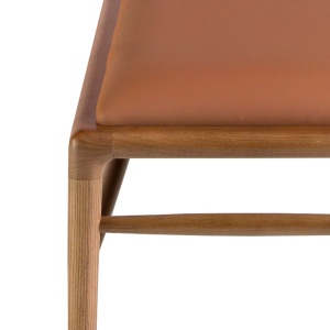 Bancheta tapitata design LUX Brown 130x40cm - Img 5