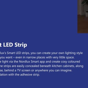 Banda cu iluminat Smart Led Colour 3m, protectie IP65 220990 universul-luminii.ro