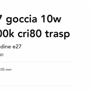 Bec LED, E27 10W 4000K cri80 transparent 166580 universul-luminii.ro